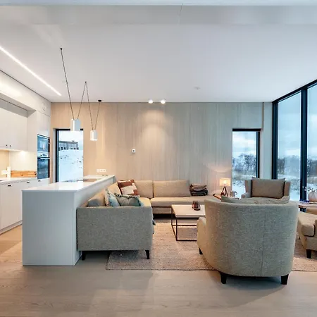 別荘 Lyngvaer Signature Lodge - Jacuzzi & Sauna - No 27 Kleppstad