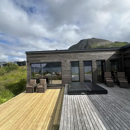 New At Seaside, Near Henningsvaer Lofoten Vakantiehuis Kleppstad